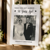 Deze kinderen zijn getrouwd Huwelijksjubileum bord
