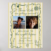 Deze kinderfoto's Probedineren Whimsical  Poster (Voorkant)