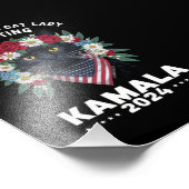 Deze kinderloze Cat Lady Dames stemt Kamala Foto Afdruk (Hoek)