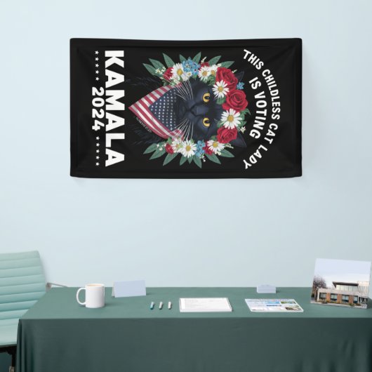 Deze kinderloze Cat Lady Dames stemt Kamala Spandoek (Beurs)