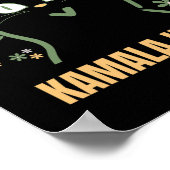 Deze kinderloze Cat Lady Support President Kamala  Poster (Hoek)