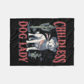 Deze kinderloze hondendame stemt Kamala Harris 20 Fleece Deken (Voorkant (Horizontaal))