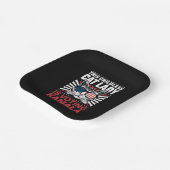 Deze kinderloze kattendame stemt Kamala 2024 Papieren Bordje (Gebogen)