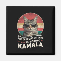 Deze kinderloze kattenvrouw stemt op Kamala