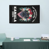 Deze kinderloze kattenvrouw stemt op Kamala Spandoek (Beurs)
