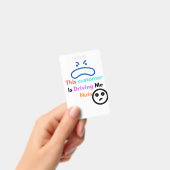 Deze klant maakt me gek badge (Handheld)