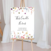 Deze klassieke kleurrijke wilde fleskaarns branden poster