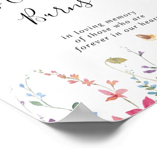 Deze klassieke kleurrijke wilde fleskaarns branden poster (Hoek)