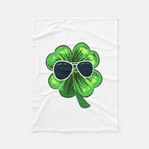 Deze klaver kan niet geknepen worden St. Patrick's Fleece Deken
