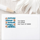 deze kleine cartoon voor kinderverzorging etiket (Insitu)