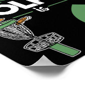 Deze Kleine Disc Golfer Is 6 Verjaardag Disc Golf Poster (Hoek)