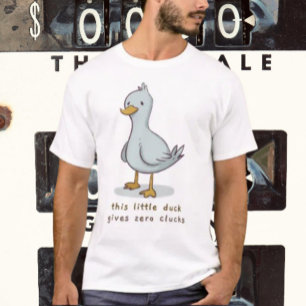 Deze Kleine Eend Geeft Nul Quacks T-shirt