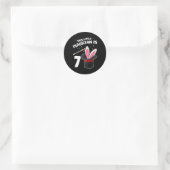 Deze kleine goochelaar is 7 ronde sticker (Tas)