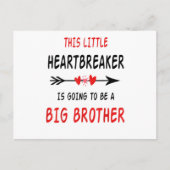 Deze kleine hartbreker wordt een grote cadeau. aankondigingskaart (Voorkant)