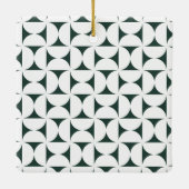 Deze kleine lichte, grappige gaskerst keramisch ornament (Achterkant)