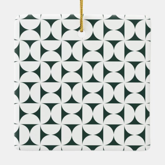 Deze kleine lichte, grappige gaskerst keramisch ornament (Achterkant)