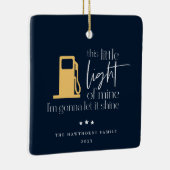 Deze kleine lichte, grappige gaskerst keramisch ornament (Rechts)