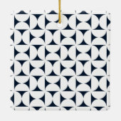 Deze kleine lichte, grappige gaskerst keramisch ornament (Achterkant)