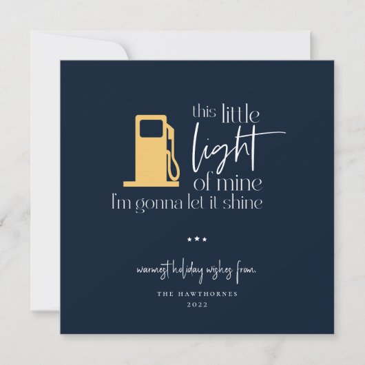 Deze kleine lichte, grappige gaslichte kerst (Voorkant)