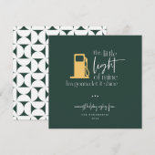 Deze kleine lichte, grappige gaslichte kerst (Voorkant / Achterkant)