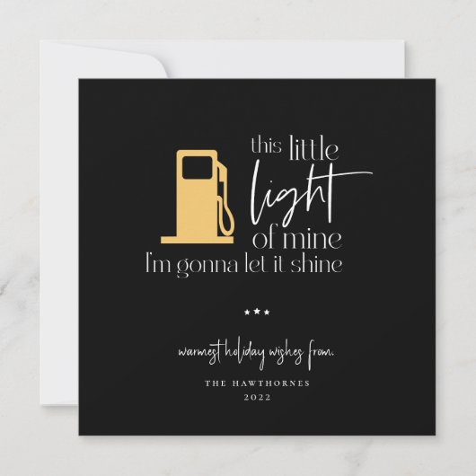 Deze kleine lichte, grappige gaslichte kerst (Voorkant)