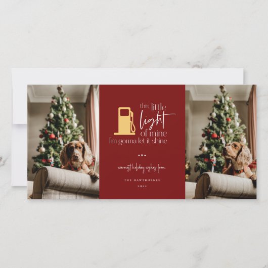 Deze kleine lichte grappige kerstfoto 2 (Voorkant)