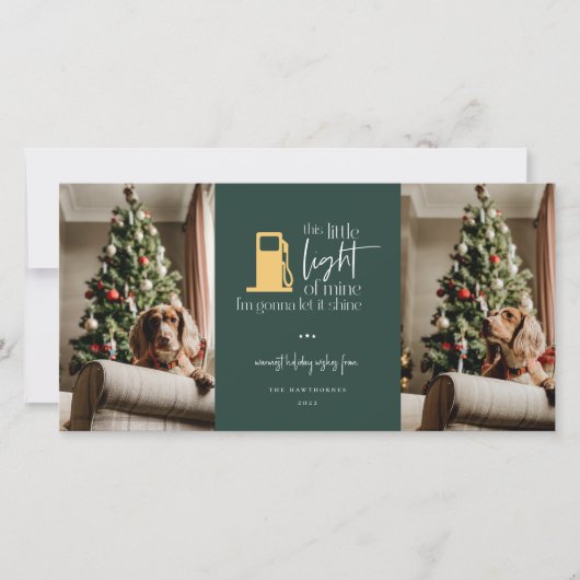 Deze kleine lichte grappige kerstfoto 2 (Voorkant)