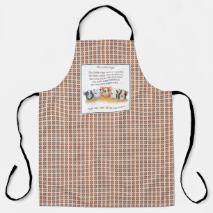 Deze kleine Piggy Apron Schort