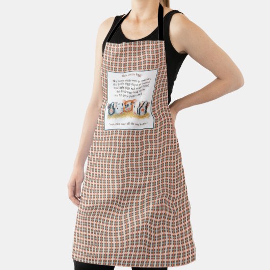 Deze kleine Piggy Apron Schort (Insitu)
