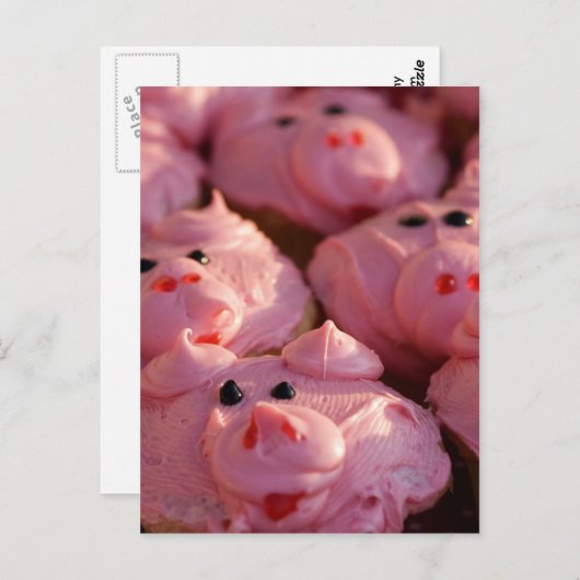 Deze kleine piggy briefkaart (Voorkant / Achterkant)