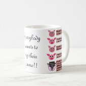 "Deze kleine piggy" koffiebeker, 11 oz Koffiemok (Voorkant rechts)