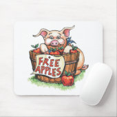 Deze kleine piggy muismat (Met muis)