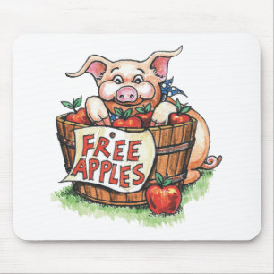 Deze kleine piggy muismat