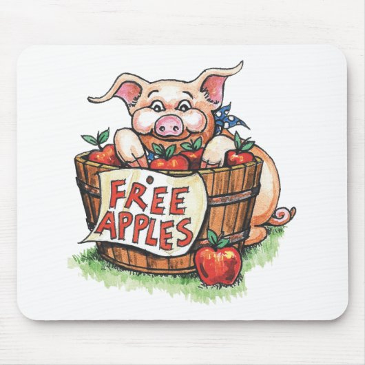 Deze kleine piggy muismat (Voorkant)