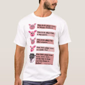 "Deze kleine piggy" Parody Mannen Teeshirt T-shirt (Voorkant)