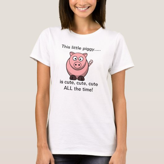 Deze kleine piggy t-shirt (Voorkant)