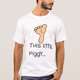 Deze kleine piggy t-shirt