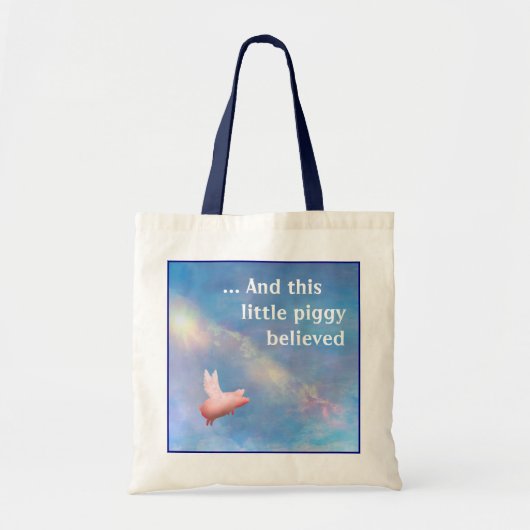 Deze kleine piggy tote bag (Voorkant)