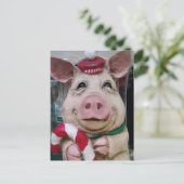 DEZE KLEINE PIGGY ZEGT MERRY CHRISTMAS FEESTDAGENKAART (Staand voorkant)