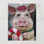 DEZE KLEINE PIGGY ZEGT MERRY CHRISTMAS FEESTDAGENKAART (Voorkant)