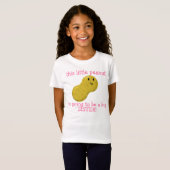 deze kleine pinda wordt een grote zus t-shirt (Voorkant volledig)