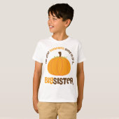 Deze kleine pompoen worden een grote zuster t-shirt (Voorkant volledig)