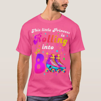 Deze Kleine Prinses Rolt Haar 8e Verjaardag In T-shirt