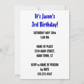 Deze kleine slokdarm draait om 3 honkbalthema kaart (Achterkant)