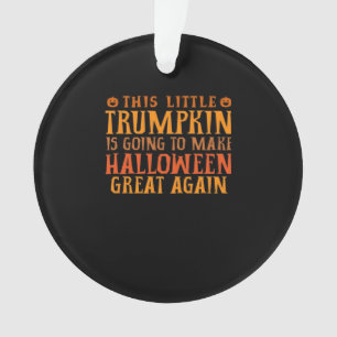 Deze kleine Trumpkin gaat Halloween Gr maken Ornament