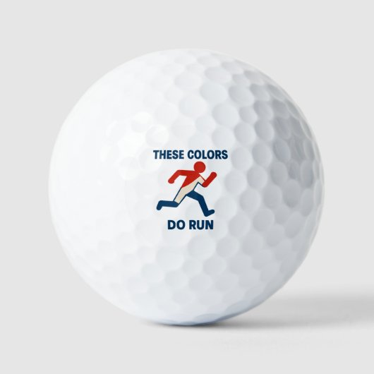 Deze kleuren doen lopen golfballen (Voorkant)
