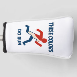 Deze kleuren draaien putter Hoesje Golfheadcover