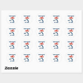 Deze kleuren draaien Sticker (Vel)