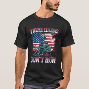 Deze kleuren hebben geen Amerikaanse vlag T-shirt
