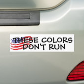 deze kleuren leiden niet tot een amerikaanse patri bumpersticker (Op auto)